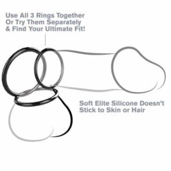 Comprar FANTASY C-RINGZ - SET ANILLAS SILICONA STAMINA al mejor precio - Envíos Discretos