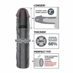 Comprar FANTASY X- TENSIONS - MEGA 3 EXTENSIÓN NEGRO PARA EL PENE al mejor precio - Envíos Discretos