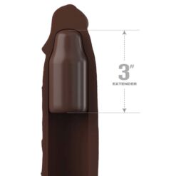 Comprar FANTASY X- TENSIONS - PIPEDREAMS EXTENSION W STRAP 17,78 CM BROWN al mejor precio - Envíos Discretos