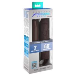Comprar FANTASY X- TENSIONS - PIPEDREAMS EXTENSION W STRAP 17,78 CM BROWN al mejor precio - Envíos Discretos