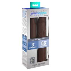 Comprar FANTASY X- TENSIONS - PIPEDREAMS SLEEVE 22,86 CM + 7,62 CM PLUG BROWN al mejor precio - Envíos Discretos