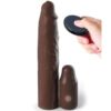 Comprar FANTASY X- TENSIONS - PIPEDREAMS SLEEVE 22,86 CM + 7,62 CM PLUG REMOTE BROWN al mejor precio - Envíos Discretos