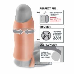 Comprar FANTASY X- TENSIONS - REAL FEEL EXTENSION DE PENE XL al mejor precio - Envíos Discretos