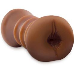 Comprar FETISH FANTASY EXTREME - MASTURBADOR REALÍSTICO DOBLE ENTRADA VAGINA & ANO MARRÓN al mejor precio - Envíos Discretos