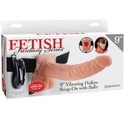 Comprar FETISH FANTASY SERIES - ARNÉS AJUSTABLE CONTROL REMOTO PENE REALÍSTICO CON TESTÍCULOS 23 CM al mejor precio - Envíos Discretos