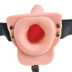 Comprar FETISH FANTASY SERIES - ARNÉS AJUSTABLE CONTROL REMOTO PENE REALÍSTICO CON TESTÍCULOS RECARGABLE Y VIBRADOR 15 CM al mejor precio - Envíos Discretos