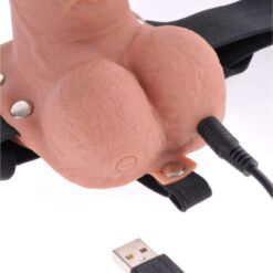 Comprar FETISH FANTASY SERIES - ARNÉS AJUSTABLE PENE REALÍSTICO CON TESTÍCULOS RECARGABLE Y VIBRADOR 17.8 CM al mejor precio - Envíos Discretos