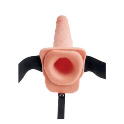 Comprar FETISH FANTASY SERIES - ARNÉS CON PENE REALÍSTICO EYACULADOR 22,9CM al mejor precio - Envíos Discretos