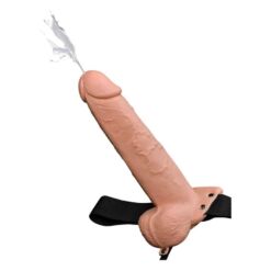Comprar FETISH FANTASY SERIES - ARNÉS CON PENE REALÍSTICO EYACULADOR 22,9CM al mejor precio - Envíos Discretos