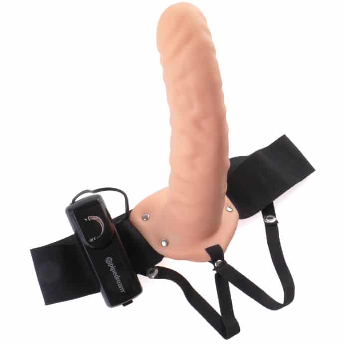 FETISH FANTASY SERIES - ARNÉS VIBRADOR HUECO 19 CM NATURAL - piKanteo | Despierta tu lado más piKante Comprar FETISH FANTASY SERIES - ARNÉS VIBRADOR HUECO 19 CM NATURAL al mejor precio - Envíos Discretos
