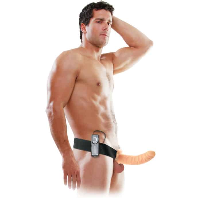FETISH FANTASY SERIES - ARNÉS VIBRADOR HUECO 19 CM NATURAL - piKanteo | Despierta tu lado más piKante Comprar FETISH FANTASY SERIES - ARNÉS VIBRADOR HUECO 19 CM NATURAL al mejor precio - Envíos Discretos