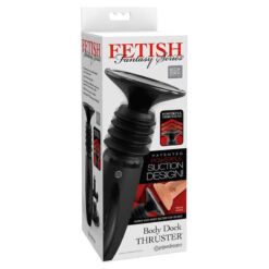Comprar FETISH FANTASY SERIES - BODY DOCK THRUSTER SUJETA DILDOS CON 7 MODOS DE EMPUJE NEGRO al mejor precio - Envíos Discretos