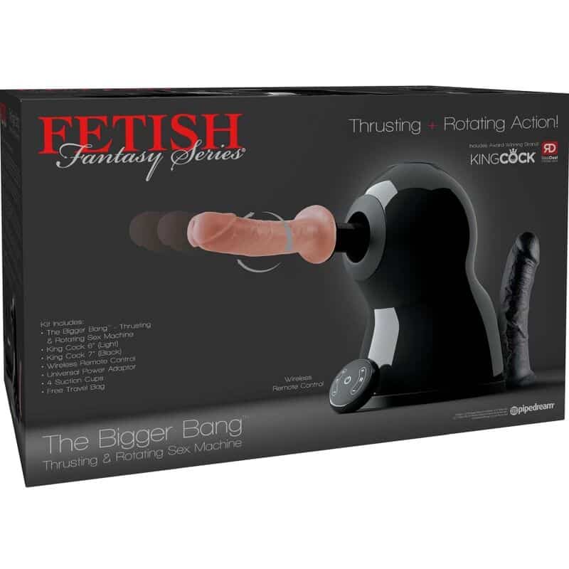 FETISH FANTASY SERIES - SEX MACHINE BIGGER BANG ROTACION Y EMPUJE - piKanteo | Despierta tu lado más piKante Comprar FETISH FANTASY SERIES - SEX MACHINE BIGGER BANG ROTACION Y EMPUJE al mejor precio - Envíos Discretos
