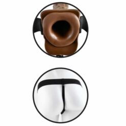 Comprar FETISH FANTASY SERIES - STRAP-ON HUECO CON TESTÍCULOS 17.8 CM al mejor precio - Envíos Discretos