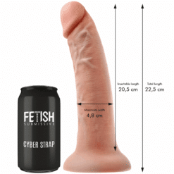 Comprar FETISH SUBMISSIVE CYBER STRAP - ARNÉS CON DILDO CONTROL REMOTO TECNOLOGÍA WATCHME L al mejor precio - Envíos Discretos