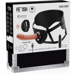 Comprar FETISH SUBMISSIVE CYBER STRAP - ARNÉS CON DILDO Y BALA CONTROL REMOTO TECNOLOGÍA WATCHME M al mejor precio - Envíos Discretos