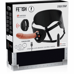 Comprar FETISH SUBMISSIVE CYBER STRAP - ARNÉS CON DILDO Y BALA CONTROL REMOTO TECNOLOGÍA WATCHME S al mejor precio - Envíos Discretos