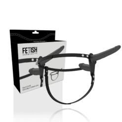 Comprar FETISH SUBMISSIVE HARNESS - DOBLE PENETRACIÓN NEGRO al mejor precio - Envíos Discretos