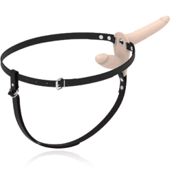 Comprar FETISH SUBMISSIVE HARNESS - DOBLE PENETRACIÓN VIBRADOR FLESH UP al mejor precio - Envíos Discretos