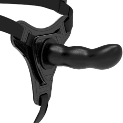 Comprar FETISH SUBMISSIVE HARNESS - SILICONA NEGRO G-SPOT 16 CM al mejor precio - Envíos Discretos