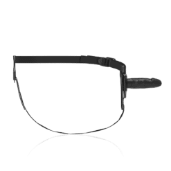 Comprar FETISH SUBMISSIVE HARNESS - SILICONA NEGRO REALISTIC 15 CM al mejor precio - Envíos Discretos