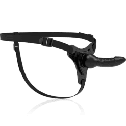 Comprar FETISH SUBMISSIVE HARNESS - SILICONA NEGRO REALISTIC 16 CM al mejor precio - Envíos Discretos