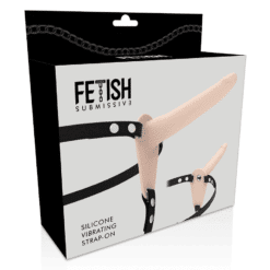 Comprar FETISH SUBMISSIVE HARNESS - VIBRADOR SILICONA FLESH 15 CM al mejor precio - Envíos Discretos