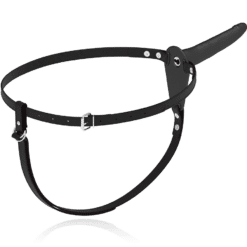 Comprar FETISH SUBMISSIVE HARNESS - VIBRADOR SILICONA NEGRO 15 CM al mejor precio - Envíos Discretos