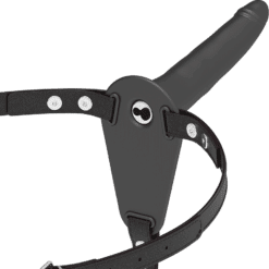 Comprar FETISH SUBMISSIVE HARNESS - VIBRADOR SILICONA NEGRO 15 CM al mejor precio - Envíos Discretos
