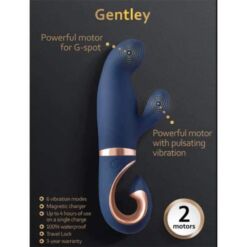Comprar G-VIBE - GENTLEY G-SPOT VIBE AZUL CARIBE al mejor precio - Envíos Discretos
