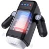 Comprar GAME CUP - MASTURBADOR MASCULINO CON VIBRACIÓN Y FUNCIÓN CALOR CON SOPORTE PARA MàVILES - NEGRO al mejor precio - Envíos Discretos