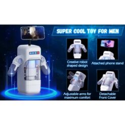 Comprar GAME CUP - MASTURBADOR MASCULINO CON VIBRACIÓN Y FUNCIÓN CALOR CON SOPORTE PARA MàVILES - NEGRO al mejor precio - Envíos Discretos