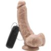Comprar GET REAL - DILDO 20,5 CM CON TESTÍCULOS VIBRADOR NATURAL al mejor precio - Envíos Discretos