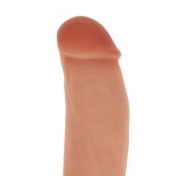 Comprar GET REAL - DILDO SILICONA 18 CM CON TESTÍCULOS NATURAL al mejor precio - Envíos Discretos