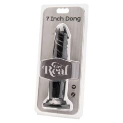 Comprar GET REAL - DONG 18 CM NEGRO al mejor precio - Envíos Discretos