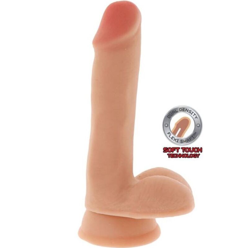GET REAL - DUAL DENSITY DILDO 17 CM CON TESTÍCULOS NATURAL - piKanteo | Despierta tu lado más piKante Comprar GET REAL - DUAL DENSITY DILDO 17 CM CON TESTÍCULOS NATURAL al mejor precio - Envíos Discretos