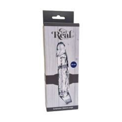 Comprar GET REAL - EXTENSION LARGO 19 CM TRANSPARENTE al mejor precio - Envíos Discretos