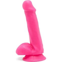Comprar GET REAL - HAPPY DICKS DILDO 12 CM CON TESTÍCULOS ROSA al mejor precio - Envíos Discretos