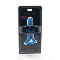 Comprar GET REAL - HAPPY DICKS DONG 12 CM AZUL al mejor precio - Envíos Discretos