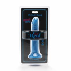 Comprar GET REAL - HAPPY DICKS DONG 19 CM AZUL al mejor precio - Envíos Discretos