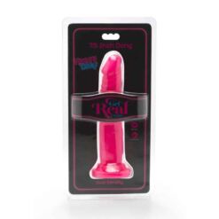 Comprar GET REAL - HAPPY DICKS DONG 19 CM ROSA al mejor precio - Envíos Discretos