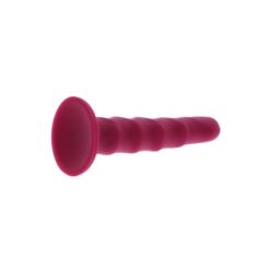 Comprar GET REAL - RIBBED DONG 12 CM ROJO al mejor precio - Envíos Discretos