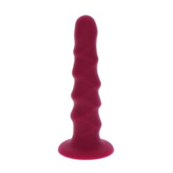 Comprar GET REAL - RIBBED DONG 12 CM ROJO al mejor precio - Envíos Discretos