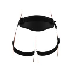 Comprar GET REAL - STRAP-ON DELUXE HARNÉS NEGRO al mejor precio - Envíos Discretos