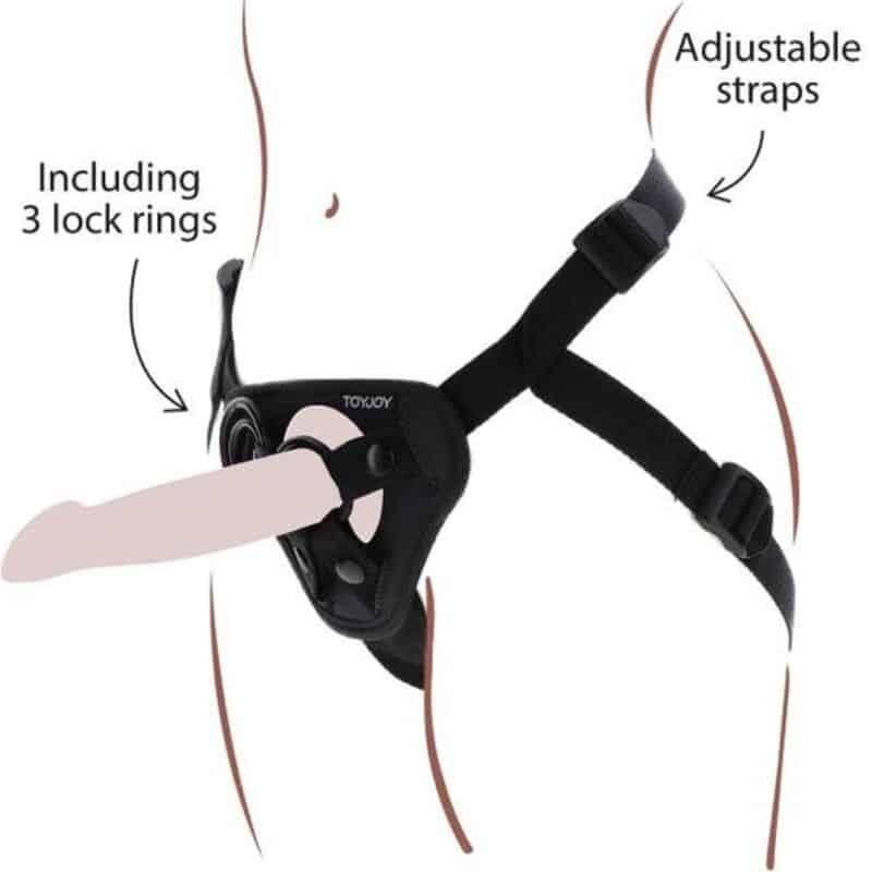 GET REAL - STRAP-ON HARNÉS NEGRO - piKanteo | Despierta tu lado más piKante Comprar GET REAL - STRAP-ON HARNÉS NEGRO al mejor precio - Envíos Discretos