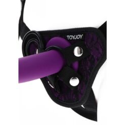 Comprar GET REAL - STRAP-ON LACE HARNÉS MORADO al mejor precio - Envíos Discretos