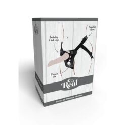 Comprar GET REAL - STRAP-ON PLEASURE HARNÉS NEGRO al mejor precio - Envíos Discretos