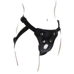 Comprar GET REAL - STRAP-ON PLEASURE HARNÉS NEGRO al mejor precio - Envíos Discretos