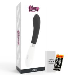 Comprar GLOSSY - JOHN VIBRADOR NEGRO al mejor precio - Envíos Discretos