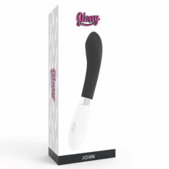 Comprar GLOSSY - JOHN VIBRADOR NEGRO al mejor precio - Envíos Discretos